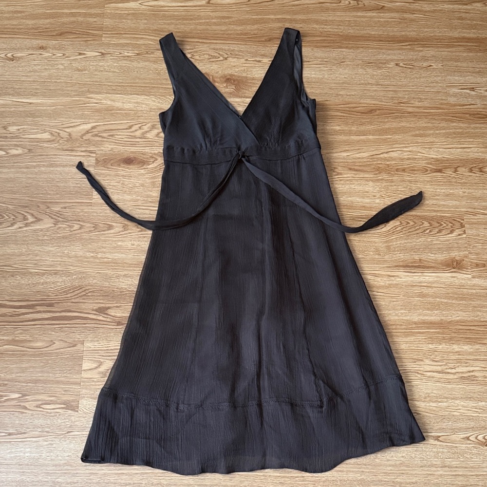 J. Crew Brown Midi Dress